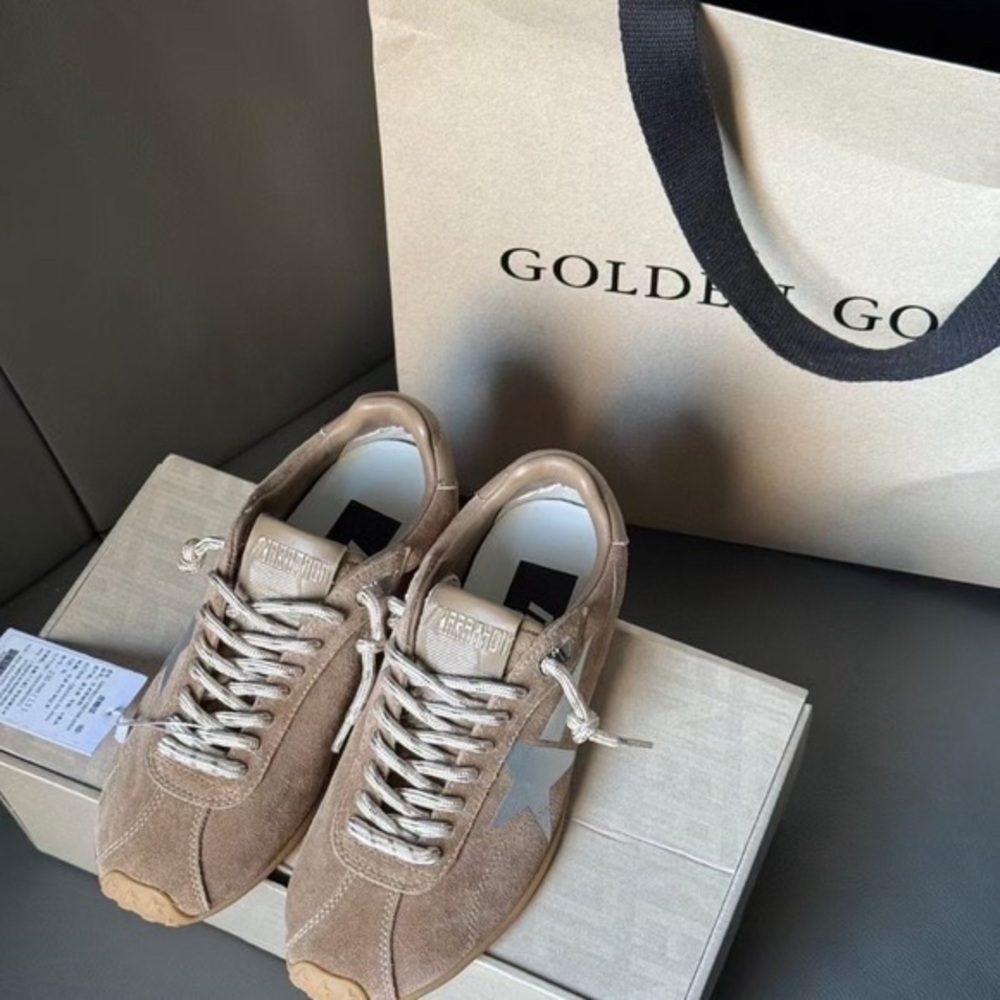 Golden Goose Tan and White Loafers - Picture 5 of 8